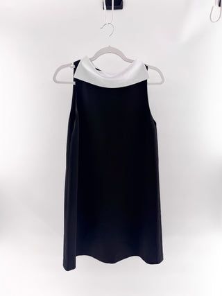 Alice & Olivia mini dress with contrast collar, S