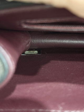 CHANEL lock cross body bag leather