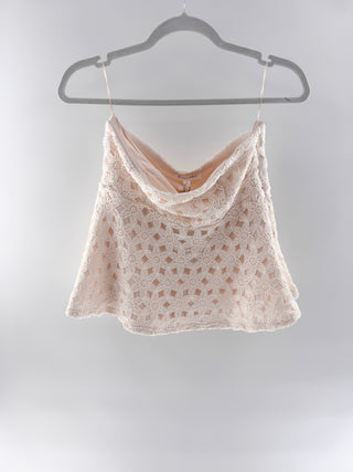 Line and dot Bowen crochet shorts and pants, Pants - M, Shorts - S