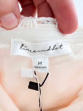 Line and dot Bowen crochet shorts and pants, Pants - M, Shorts - S