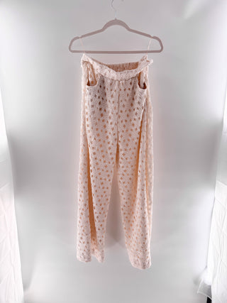 Line and dot Bowen crochet shorts and pants, Pants - M, Shorts - S