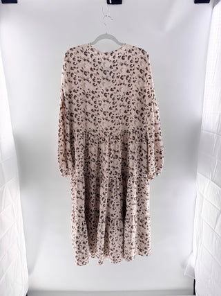 Lafayette 148 100% silk maxi dress, L