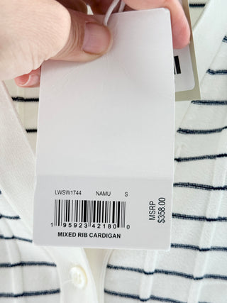 Frame striped cardigan, S
