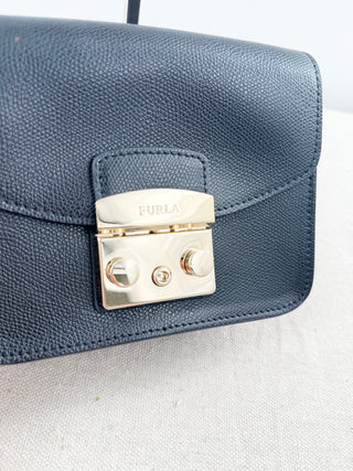 Furla small leather bag with chain strap
