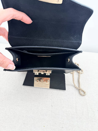 Furla small leather bag with chain strap