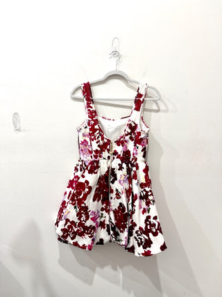 Aje Suzette Floral Bubble Hem Mini Dress Roses of Provence Print AUS 8 / US 4