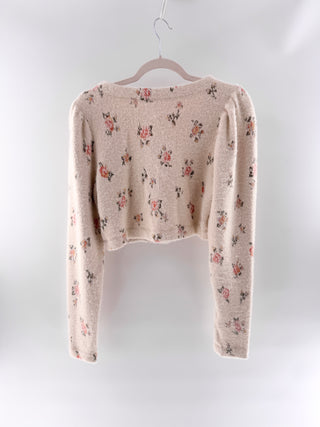 Anthropologie matching knit set dress and cardigan, S