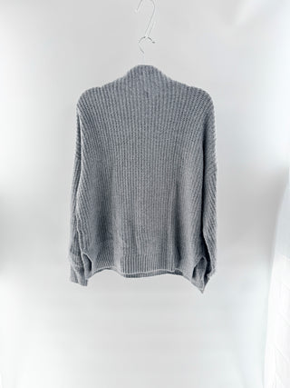Rachel Zoe cotton blend knit sweater, L