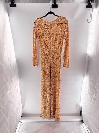 Alexis Long sleeve maxi dress with lace, xs