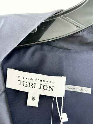 Terri Jon tafetta long gown dress, 16