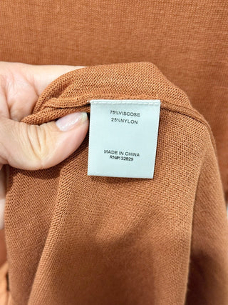 L'academie v neck long knit dress, XS