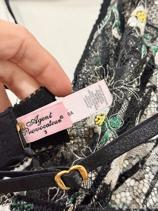 Agent Provocateur athena lace bra with crystals, 3