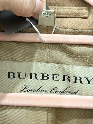 Burberry wool blend trench  coat, US 10