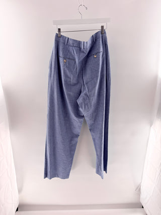Polo Ralph Lauren Pleated wide leg trousers with a high rise tailored fit, 6
