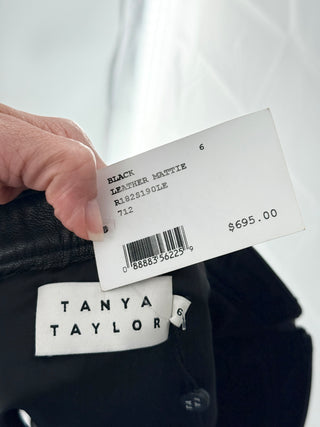 Tanya Taylor leather midi skirt, 6