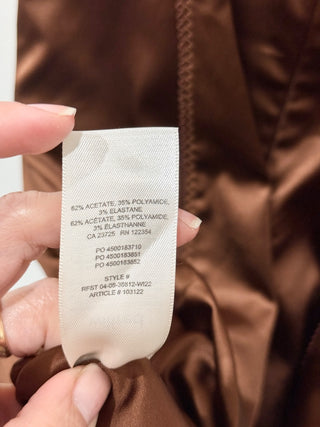 Wilfred satin mini dress sleeveless, 0