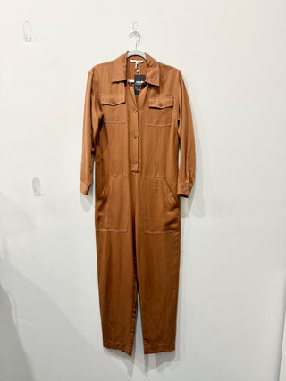 Maje viscose jumpsuit casual, 36 FR / 4 US