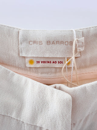 Cris Barros Tailored trousers with contrast side stripes, 40