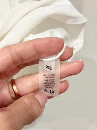 Alix sleeveless high neck bodysuit, XS