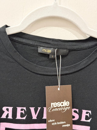 Maje reverse Eiffel tower tee, 1 / S