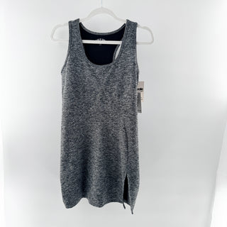 NWT Yearsof Ours Sleeveless Racerback Sporty Tennis Dress Heather Gray Womens M