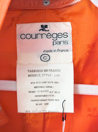 Courreges Paris faux leather jacket, XS