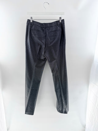 Tory Burch Silver metallic tailored trousers pants, 4