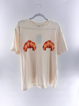 Polychrome Goods T shirt with croissant detail, L