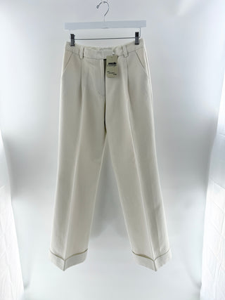 Phillip Lim White tailored wide-leg trousers pants, 2
