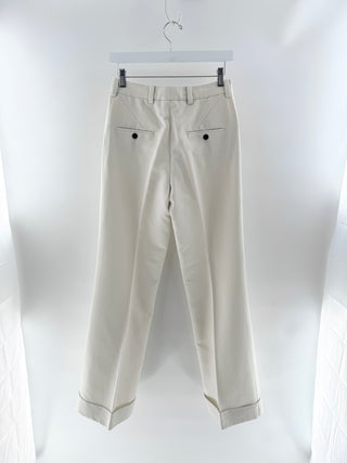 Phillip Lim White tailored wide-leg trousers pants, 2