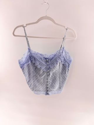 Ramy Brook Corset lace up top, s