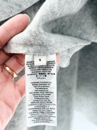 Tory Burch Grey knit flounce hem skirt, S