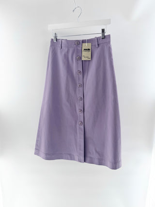 Tory Burch Purple button-front midi A line skirt, 4