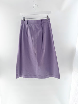 Tory Burch Purple button-front midi A line skirt, 4