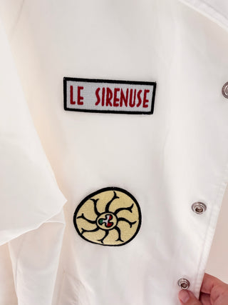 Tombolo x Le Sirenuse Jacket with embroidered patched, m