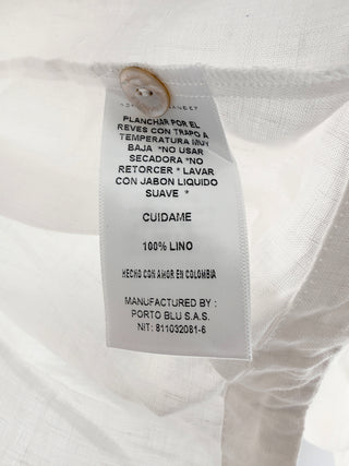 Adriana Fernandez Blouse & pleated pants set, M / S