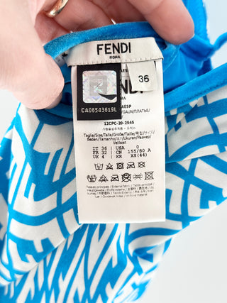 Fendi logo one piece swimsuit, IT 36 / 0 US