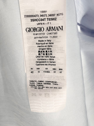 Giorgio Armani SS23 100% silk button down, 42