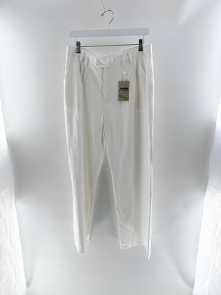 Seven Wonders linen blend wide leg pants, M