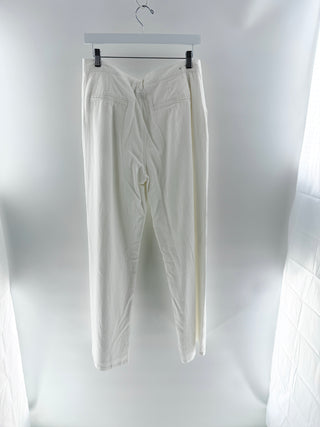 Seven Wonders linen blend wide leg pants, M