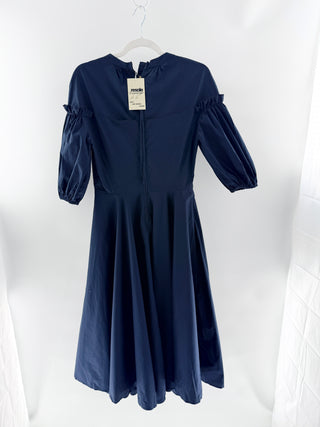 Ulla Johnson 100% cotton midi dress with puff sleeves, 2