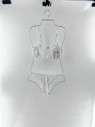 Senia Selection bikini set featuring underwire balconette-style bikini top and matching low-rise bikini bottom, S
