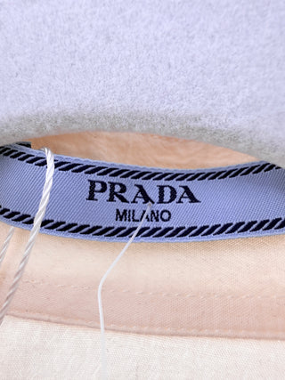 Prada SS22 cotton shirt & oversized shorts set with black nautical tattoo print, 42 / 44