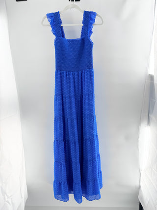 Alice & Olivia sleeveless smocked maxi dress, 2
