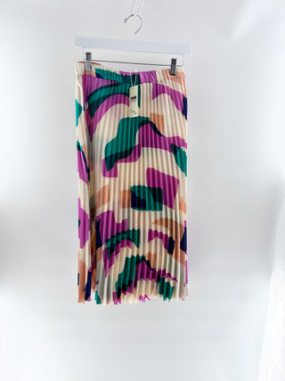 Ba&Sh pleated pattern skirt midi, 38 FR / US 6