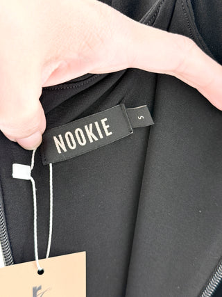 Nookie long dress with chain straps, S