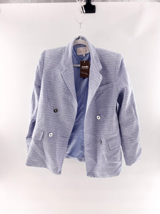 Ramy Brook Textured double breasted blazer & pleated wide leg pants set, 6 / 6