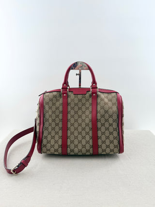 Gucci medium GG boston bag with long strap