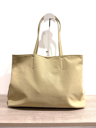 Bimba Y Lola Large Gabardine Chihuahua Shopper Tote Bag Natural
