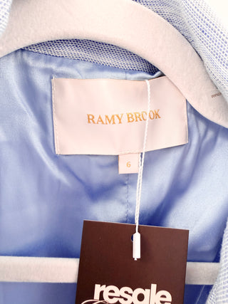 Ramy Brook Textured double breasted blazer & pleated wide leg pants set, 6 / 6